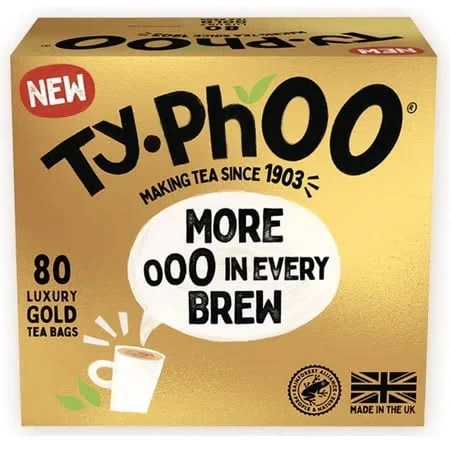 Typhoo Gold 80's 125g
Proper high quality English tea