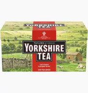 Yorkshire Tea 240's - 750g 
Strong black tea blend for any time of day. Delicious with milk.