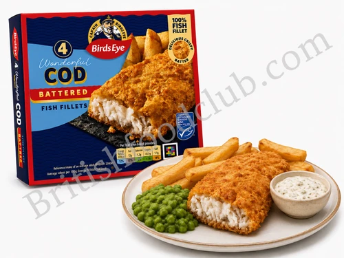 Birds Eye Battered Cod Fillets 4pk 400g