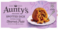 Aunty's Spotted Dick Sponge 6x 2 Pack (190g)
Traditionally steamed pudding with golden syrup with raisins and currants
ALLERGENS: Wheat, Milk, Egg