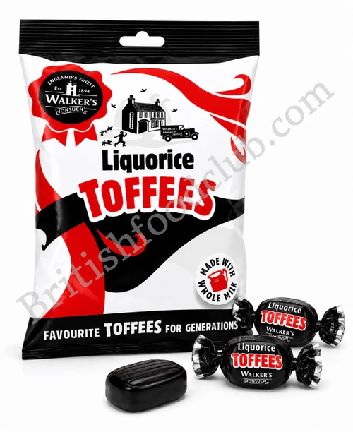Walkers Nonsuch LIQUORICE Toffee Bags 150g