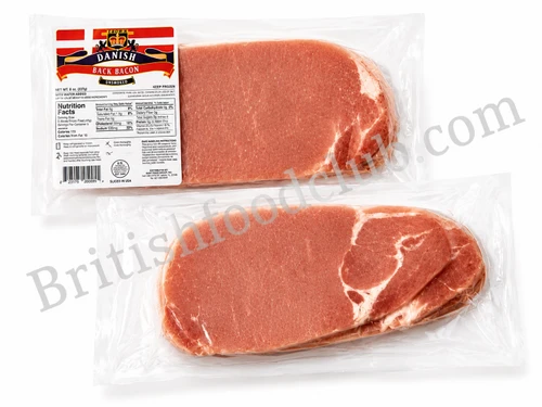 Crown Danish Back Bacon 8oz - ( Choose 6 - 10 items to fill cooler)