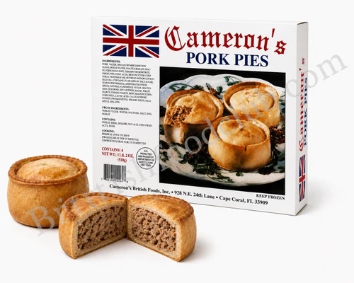 Camerons Pork Pies 4Pack  1lb - ( Choose 6 - 10 items to fill cooler)