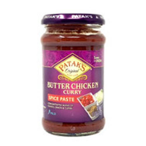 Pataks Butter Chicken Curry Spice Paste 310g 
Butter Chicken Curry Spice Paste is a delicate blend of authentic ground spices, that is the perfect base for your Butter Chicken.