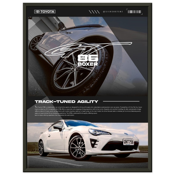 TOYOTA GT86 - FRAMED