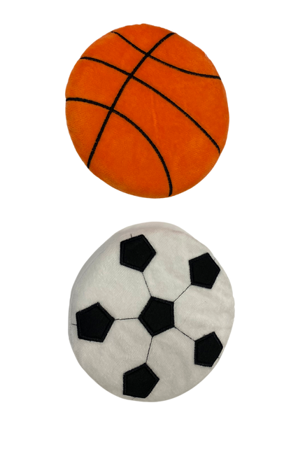 flat squeaky dog toy