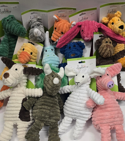 Corduroy Plush Dog Toy