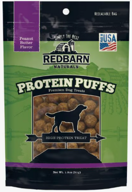 Red Barn Dog treat-Protein Puff-PB