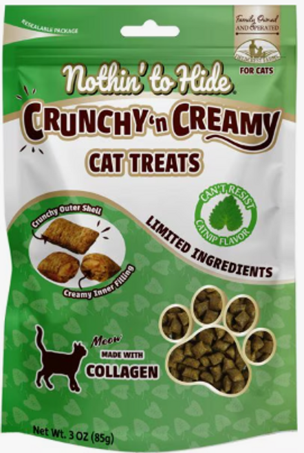 Crunchy & Creamy Cat Treats - catnip