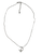 Thick Cat with Moon Necklace (silver)