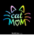 Cat Mom-multi color decal