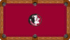 Florida State Seminoles 8 foot Custom Pool Table Felt