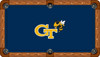 Georgia Tech Yellow Jackets 7 foot Custom Pool Table Felt