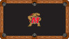 Maryland Terrapins 7 foot Custom Pool Table Felt