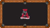 Alabama Crimson Tide 8 foot Custom Pool Table Felt