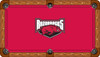 Arkansas Razorbacks 8 foot Custom Pool Table Felt