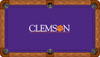 Clemson Tigers 8 foot Custom Pool Table Felt