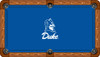 Duke Blue Devils 7 foot Custom Pool Table Felt