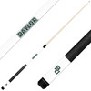 Baylor Bears Custom Engraved White Billiard Cue - Green