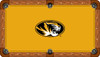 Missouri Tigers 9 foot Custom Pool Table Felt