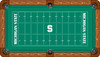 Michigan State Spartans 7 foot Custom Pool Table Felt