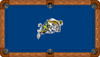 Navy Midshipmen 9 foot Custom Pool Table Felt