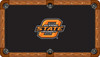 Oklahoma State Cowboys 9 foot Custom Pool Table Felt