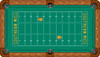 Southern Miss Golden Eagles 7 foot Custom Pool Table Felt