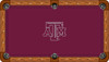 Texas A&M Aggies 8 foot Custom Pool Table Felt