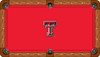 Texas Tech Red Raiders 9 foot Custom Pool Table Felt