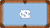 North Carolina Tar Heels 8 foot Custom Pool Table Felt