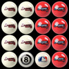 Atlanta Braves Pool Balls