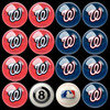 Washington Nationals Pool Balls