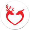 Deer Heart Coaster