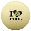 I Love Pool 8-Ball Cue Ball