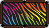 Vivid Rainbow Zebra 7'/8' Pool Table Felt