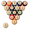 Arizona State Sun Devils Billiard Ball Set - Standard Colors