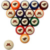 Minnesota Golden Gophers Billiard Ball Set - Standard Colors