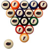 Florida Gators Billiard Ball Set - Standard Colors 