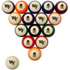 Wake Forest Demon Deacons Billiard Ball Set - Standard Colors