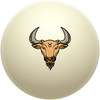 The Bull Head of Taurus Cue Ball