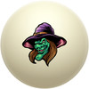 Witch Head Cue Ball