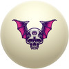 Third Eye Bat-Winged Skull Cue Ball