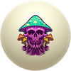 Mushroom Purple Skull Cue Ball