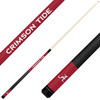 Alabama Crimson Tide Custom Engraved Crimson Billiard Cue - White