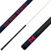 Ole Miss Rebels Custom Engraved Navy Billiard Cue - Red