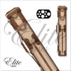 Elite 3X7 Vintage Leather Cue Case ECV37