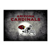 Arizona Cardinals 6x8 ft Distressed Rug