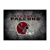 Atlanta Falcons 6x8 ft Distressed Rug