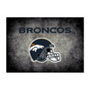 Denver Broncos 6x8 ft Distressed Rug